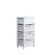 thumbnail image 2 of Mueble Lacado Blanco Con 3 Canastos Y 2 Cajones, 2 of 2