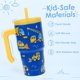 thumbnail image 2 of Vaso SANDJEST 591 ml (2 unidades) – Tema de vehículo de construcción, 2 of 7