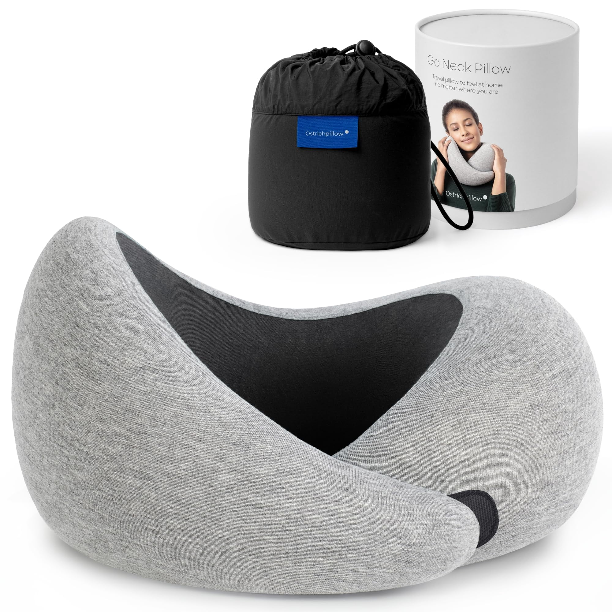 Ostrichpillow - Almohada Cervical Ostrich Pillow Go Premium Memory Foam Travel