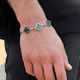 thumbnail image 2 of Pulsera green clover oro18k positividad saint venik, 2 of 3