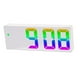 thumbnail image 2 of Reloj Despertador Digital Colorido Reloj LED Inteligente De Escritorio Con Temperatura Fecha Blanco StyleA, 2 of 3