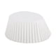 thumbnail image 5 of 100 moldes para cupcakes pequeños, redondos, para hornear pasteles, muffins, fiestas en casa, color blanco, 5 of 7