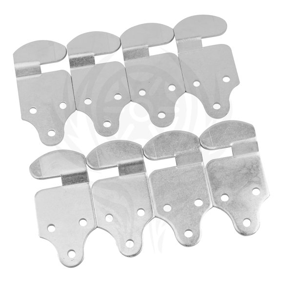 Soporte de Montaje Harvards Chrome 13 cm Revestido de Zinc - Paquete de 8