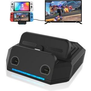 Base Dock Aaronmei Para Nintendo Switch Y Switch Oled Compatible Con Controlador Gamecube Adaptador Hdmi Para Tv Soporte De Carga Portátil