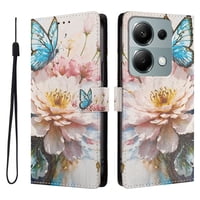 Foxdock Funda Tipo Cartera Para Xiaomi Poco M6 Pro 4G Con Soporte Y Correa – Diseño De Patrones Lindos