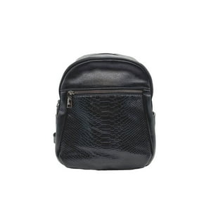 Todopiel - Mochila Cuero Negro Cru47
