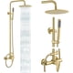 thumbnail image 1 of Ducha Exterior Gotonovo Acero Inoxidable SUS304 Oro Cepillado 8, 1 of 3