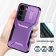 thumbnail image 3 of Funda Resistente para Samsung Galaxy S23 con Tapa Deslizante y Protección Militar Morado, 3 of 6