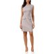thumbnail image 2 of INSPIRE CHIC Vestido a Cuadros sin Mangas para Mujer Cuello Barco Vintage Houndstooth Vestidos de Trabajo XS Marrón, 2 of 6