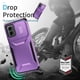 thumbnail image 4 of Funda Resistente para Motorola Moto G Play 5G 2024 con Tapa Deslizante y Protección Militar Morado, 4 of 6