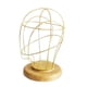 thumbnail image 1 of 21 '' Soporte De Cabeza De Maniquí De Metal Ahuecado Sombrero Peluca Toupee Display Rack Golden 01, 1 of 5