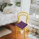 thumbnail image 5 of Cojín suave para muebles de exterior, para jardín, patio, hogar, oficina, sofá, silla, 40,6 x 40,6 cm, morado., 5 of 5