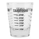 thumbnail image 4 of Vaso medidor de vidrio pequeño (oz/ml/cucharadita/cucharada), 4 escalas, 1 onza (30 ml), herramienta de cocina, 4 of 8