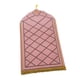 thumbnail image 2 of Alfombra De Oración De Franela, Felpudo, Alfombrilla De Suelo Para Regalo De Ramadán Eid, Rosa, Grande, 2 of 5