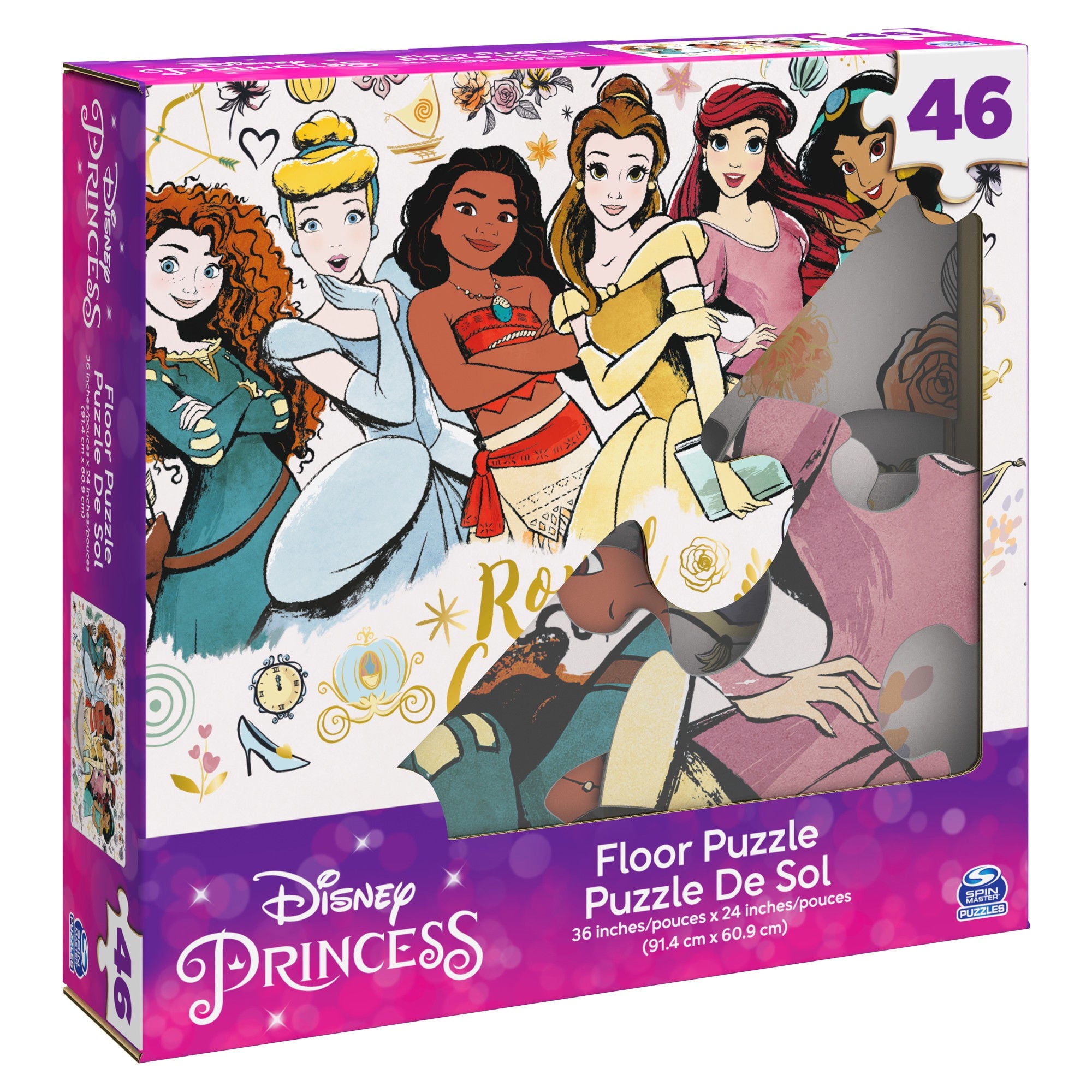Spin Master - Puzzle Princesas 46 Piezas Grandes