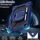 thumbnail image 3 of Funda para iPad de 9ª, 8ª y 7ª generación de 10,2 pulgadas con protector de pantalla, color azul mar, 3 of 7