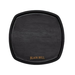 Disparo - Plato Madera Bamboo Black Bull 25X25Cm Parrilla Cocina