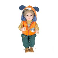 Genérico - Juguete Muñeco Realista 55Cm Silicona Chaleco Naranja Infantil