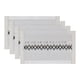 thumbnail image 1 of REGALWOVEN Juego de 4 Manteles Individuales de Estilo Rústico para Decoración de Mesa de Comedor Interior y Exterior Lavables Mantel de Cocina Limpiar con Paño Blanco-Negro 20*12in, 1 of 6