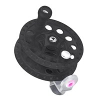 Ioensy - Carrete De Pesca Giratorio De Fácil Instalación Para Surfcasting, Estructura De Plástico Negro.