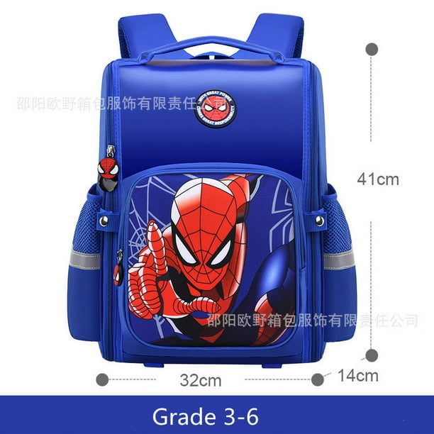 Disney Marvel School Bags For Boys Spider Man Captain America Primary Student Shoulder Orthopedic Backpack Kids Gifts Mochilas