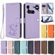 thumbnail image 3 of Funda de Gato tipo Libro para Nothing Phone 3, Lila Claro, 3 of 6