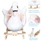 thumbnail image 5 of Caballito Mecedor Qaba de Peluche con Diseño de Cisne para Niños 18 meses +, 5 of 9