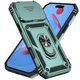 thumbnail image 2 of Funda Resistente Anillo Soporte iPhone 17 Pro Max Privacidad Cámara Montaje Magnético Verde, 2 of 6