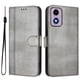 thumbnail image 1 of Funda Cartera para Motorola Moto E14 Protección 360° con Ranuras para Tarjetas y Soporte Gris, 1 of 6