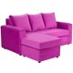 thumbnail image 4 of Sofá Bi-L + 2 Pouf Felpa Fucsia, 4 of 5