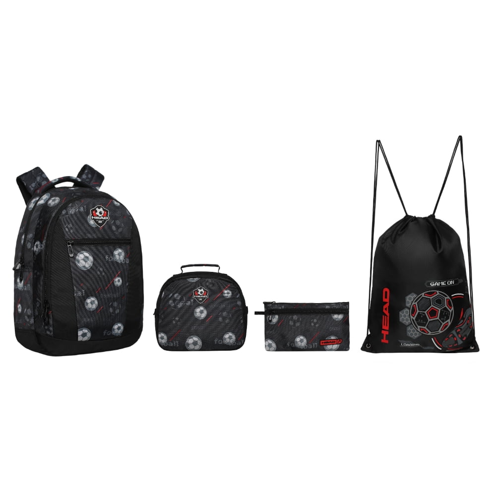 Pack Top Escolar Futbol Negro Head