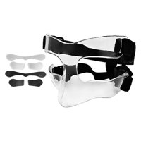 Ioensy - Máscara De Baloncesto Transparente Fútbol Correa Elástica Adultos Protector De Nariz