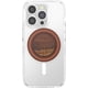 thumbnail image 4 of Soporte para teléfono PopSockets redondo, compatible con MagSafe, madera de olivo, 4 of 6
