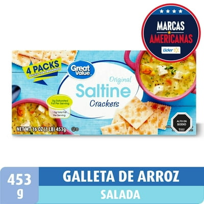 Galletas Saladas Caja 453 G Great Value