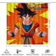 thumbnail image 2 of Dragon Ball-theme 4-Piece Shower Curtain Set with Rugs, Waterproof Bathroom Decor Set Includes Bath Mat, U-Shaped Rug, Toilet Lid Cover and Curtain with Hooks, 2 of 6