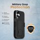 thumbnail image 5 of Funda MOTIVE para iPhone 17 de 6.3" con soporte plegable y clip de cinturón, 5 of 9