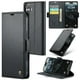 thumbnail image 1 of CaseMe tipo cartera iPhone 16 con cierre magnético, RFID, tarjetero, soporte, carga inalámbrica, 1 of 5