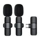 thumbnail image 1 of Pack 2 Mini Microfonos Inalambricos Para Telefono USB Tipo C, 1 of 4
