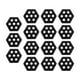 thumbnail image 5 of Almohadillas De Tracción Hexagonales Para Tablas De Surf, 15 Uds., Para Tablas De Pescado, Skimboards, Deportes Acuáticos, Color Negro, 5 of 5