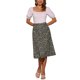 thumbnail image 2 of INSPIRE CHIC Faldas Midi de Mujer Cintura Elástica Campesina A-Line Faldas Florales Ditsy Flor Negra L, 2 of 6