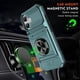thumbnail image 3 of For Apple iPhone 16 Funda de Teléfono con Soporte de Anillo para Dedo y Pata de Apoyo, Ranuras para Tarjetas, Resistente a Golpes, Resistente, Protectora, Compatible con Soporte Magnético para, 3 of 7