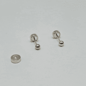 Rba Y Co - Aros Abridores Bolita De Plata 2Mm