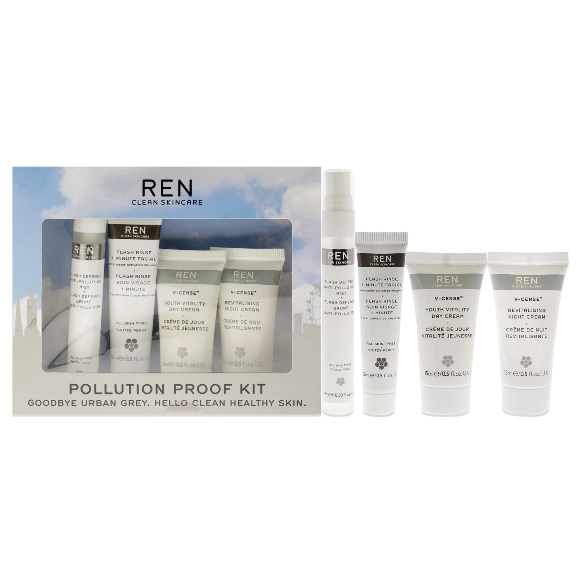 Set Ren Pollution Proof Kit Unisex 4 Piezas