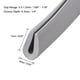thumbnail image 2 of Uxcell Longitud U Sello Borde Ajuste 1/64" - 1/16" Gris 20 Pies, 2 of 5