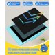 thumbnail image 4 of Tableta de escritura LCD TEKFUN Doodle Board de 10 pulgadas, azul, 4 of 7