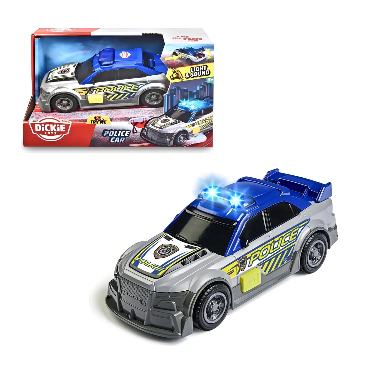 Auto De Policía Suv Con Luces Y Sonido | Dickie Toys