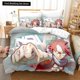 thumbnail image 1 of x1889 Bed Sheets Anime Fairy Tail Logo Natsu Bedding Set Boys Girls Twin Size Duvet Cover Pillowcase Bed Kids Adult Home Textiles 3-Piece Bedding Set (1 Duvet Cover + 2 Pillow Shams) nj1889, 1 of 5