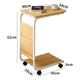 thumbnail image 3 of Mesa Auxiliar Latera De Madera Con Ruedas Mesita Notebook, 3 of 3