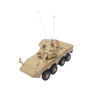 Bothyi - 1:72 4D Modelo De Tanque Diy Chariot Sobre Orugas Para Café Ligero De Mesa