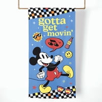 Set Toalla De Playa 70×140 Cm. + Frisbee / Mickey Movin – Mashini